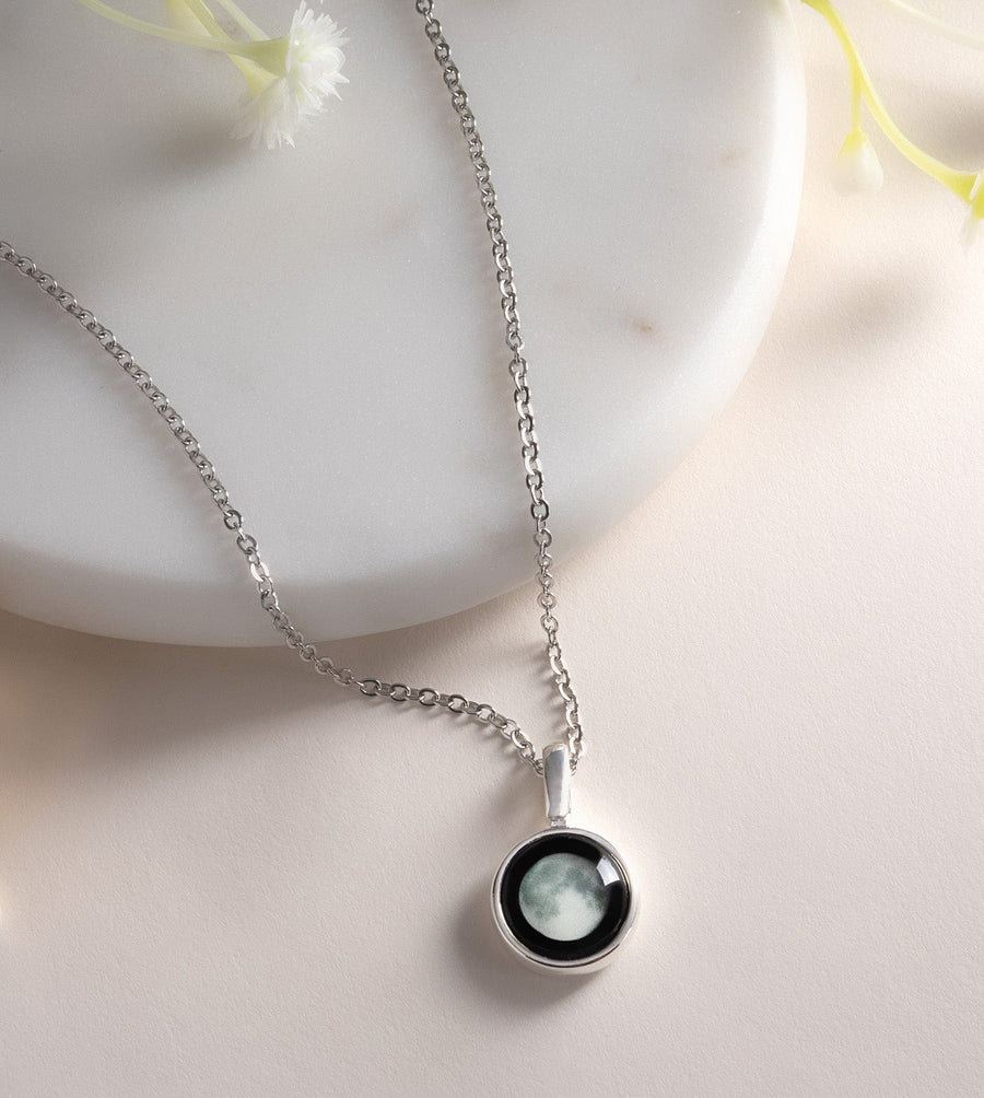 Sky Light Necklace in Silver